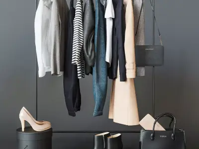 Ikea MULIG MULIG Floor hanger 3D model