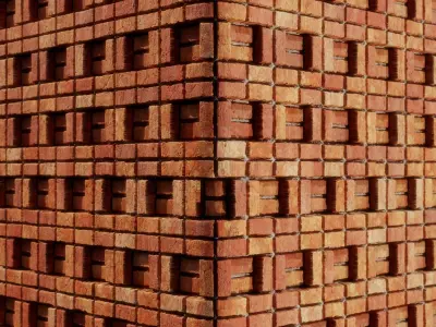 Netted Brick Vol01 Texture