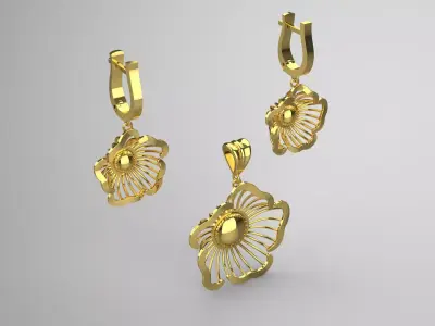 gold set gs0005 3D print model