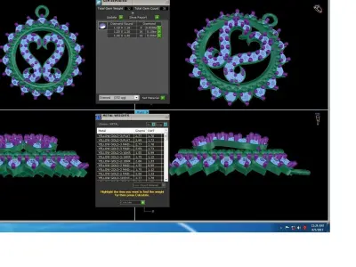 Diamond Pendant 3D print model