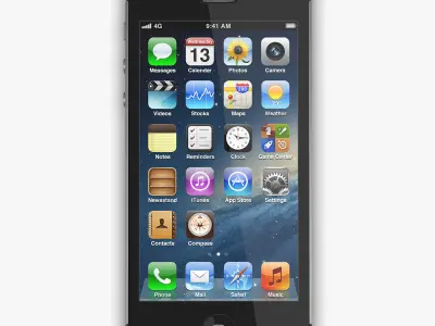 Apple iPhone 5 3D model