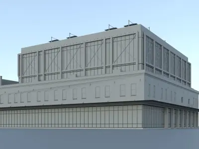 Building Hotel  3D model