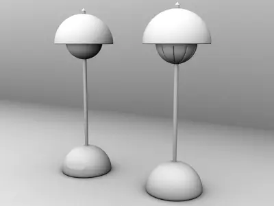 Bluetooth Table Lamp Low-poly 3D model