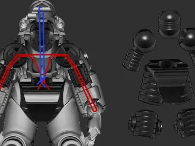 Fallout Armor - 3D Printing 3D print model
