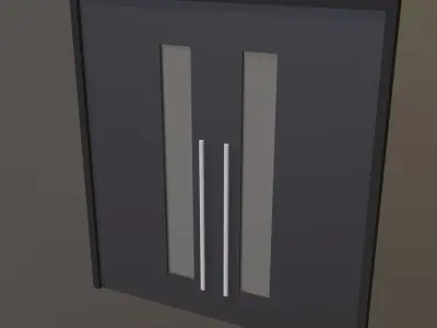 Residential door set 3D Model Pack