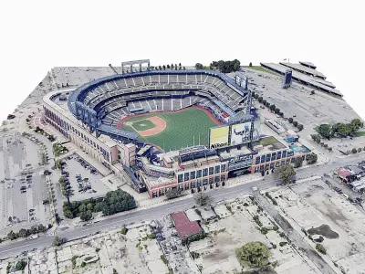 Citi Field - New York Mets Low-poly 3D model