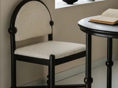 table and chairs 3d model 3D model