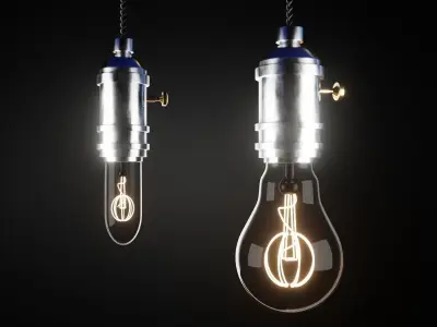 Eevee Light Bulbs by Iqonic Design 3D model