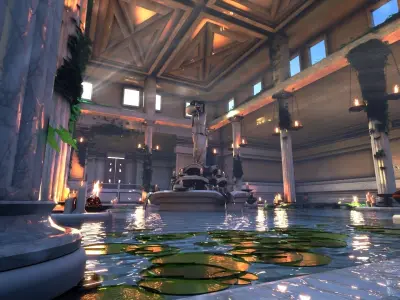 Ancient Greek Bathhouse 3D model
