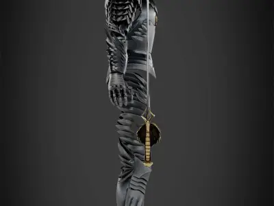 Berserk Griffith Full Armor and Sword for Cosplay 3D Model Pack