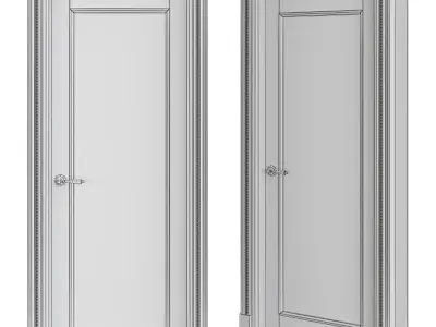 Interior Doors low poly 3d model Low-poly 3D model purchase
