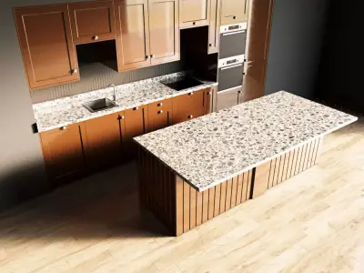 28-Kitchen4 glossy 3 3D model