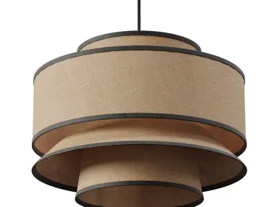 Modern Piper LED Pendant Lights Low-poly 3D model