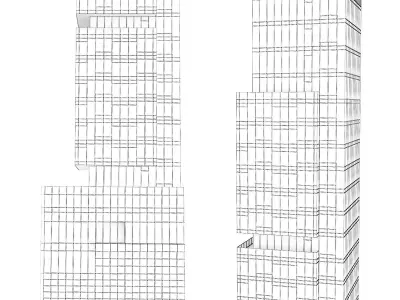 Skyscraper One Madison New York 3D model