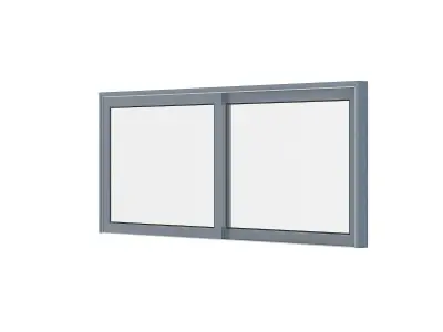 Metal Window 09 3D model