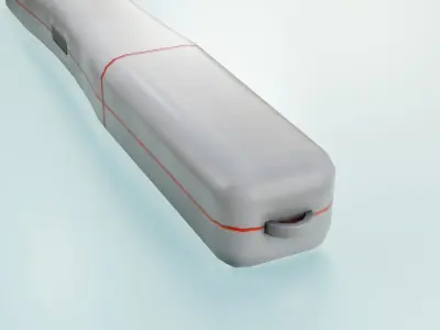 Sci-fi syringe Low-poly 3D model