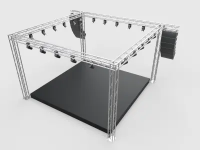 Concert Stage 12 3D model