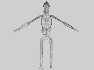 Am - I have no mouth and i must scream Low-poly 3D model