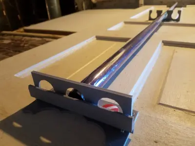 Billiards Cue Rack 3D model