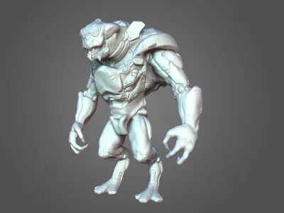 Alien Mech Heavy 3D model