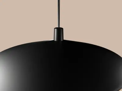 Modern Pendant 5 Lights - Ceiling Lights Low-poly 3D model