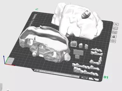 Stone Age Cartoon House 2 RoZ 3D print model