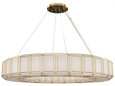 Belmont 16 Light 48 Inch Chandelier 3D model