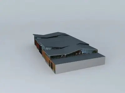 Berck-Plage Covered Market Free 3D model