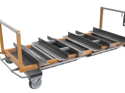 Scifi Trolly 3D model