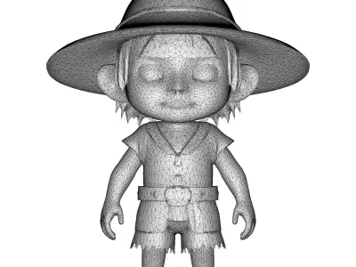 Adventure Scout Chibi Character Free 3D print model