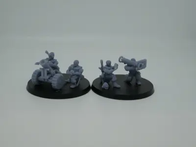Hive-City Guard Heavy Weapons Squad 3D print model