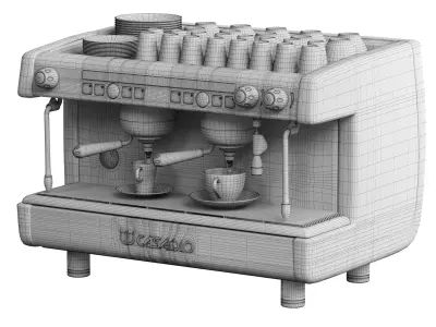 Coffee machine Casadio Undici S2 3D model