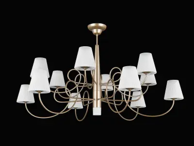 81413x Vortico Lightstar Chandelier 3D model