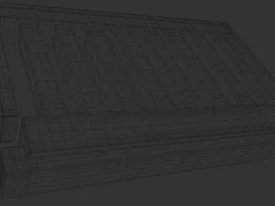 Street sewage water storm drain Low-poly 3D model