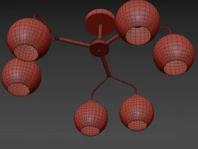 ANTIQUE 751526C chandelier 3D model