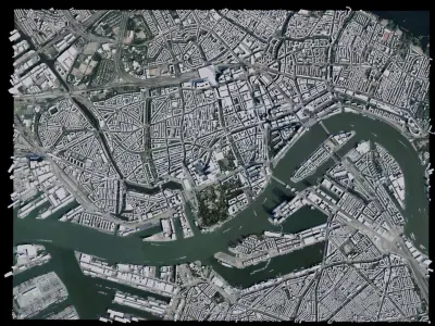 Rotterdam - Netherlands 3D model