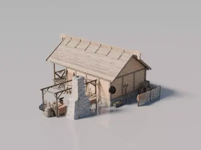 Nordic House 14 3D model