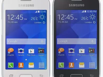 Samsung Galaxy Young 2 all color 3D model