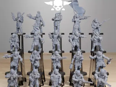 RoyalGuard Infantry 2 3D print model