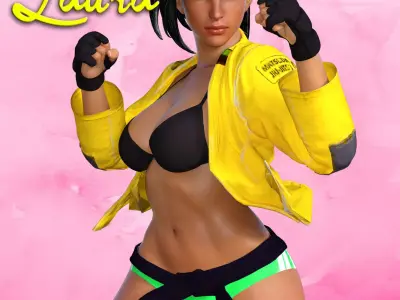 Laura for G8F 3D model