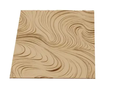 decor set wall panel relief mural CNC 23 3D print model purchase