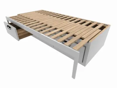 Caravan Expanding Bed 3D model