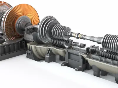  Steam turbine generator 