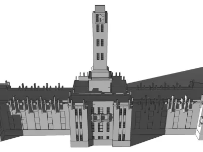 Kit Architect Francisco Salamone Argentina Low-poly 3D model