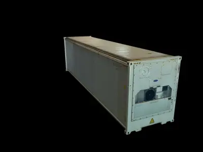 Shipping Container Low-poly 3D model