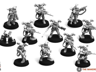 Universal Guard - Heavy Drop Infantry 3D print model