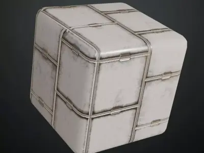 Silver Metal Plate PBR Seamless Texture