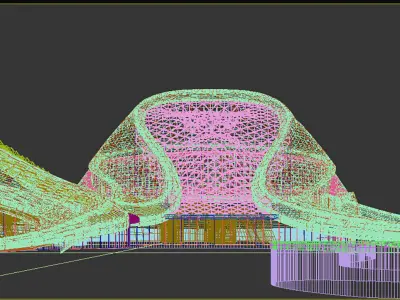 Harbin Grand Theatre 3D model