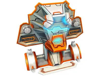 Wall Fortress - Laser Type 31 3D model