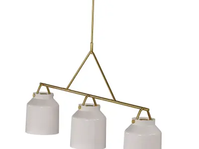 Henry 3-Light Chandelier by West Elm 3D model